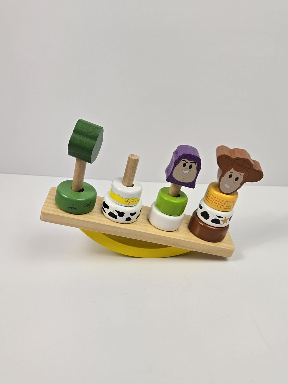 Disney Pixar Toy Story Wooden Balance Blocks Just Play Jessie Buzz Kids Toy